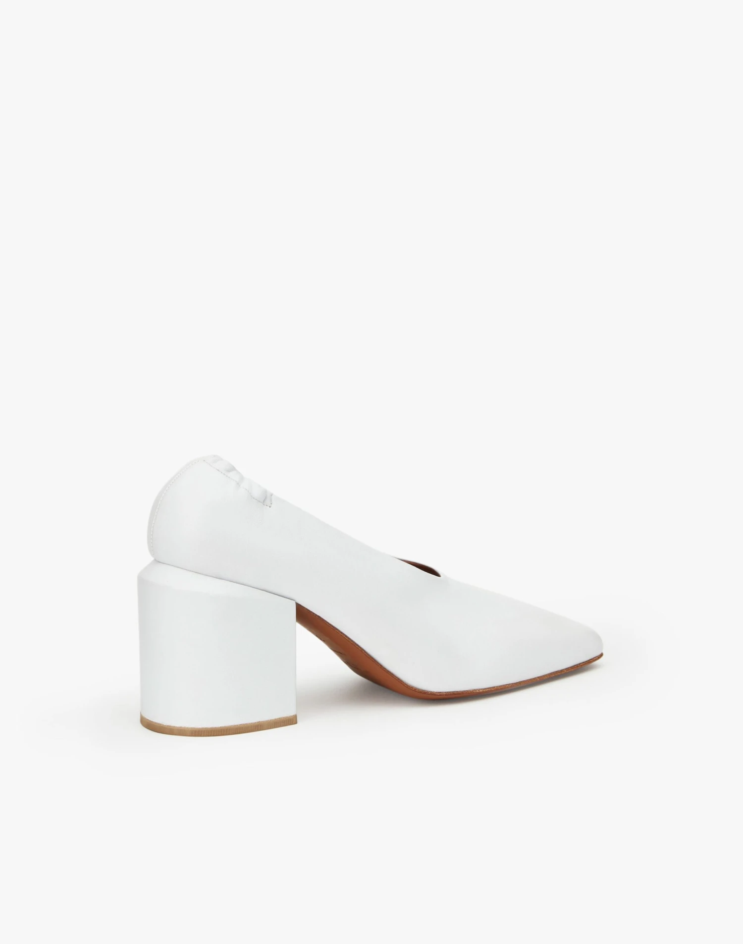 Nappa Leather Square Toe Pump 8 Nappa Leather Square Toe Pump - Image 8