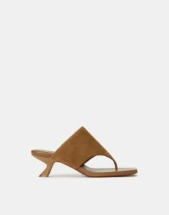 Suede Square Toe Heeled Sandal 15 Suede Square Toe Heeled Sandal -Chic Daily Fashion lf 0896 cadet khaki