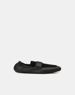 Nappa Leather & Suede Packable Loafer