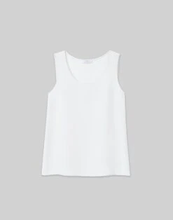 Silk Double Georgette Sleeveless Blouse