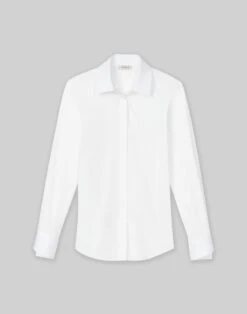 Wright Shirt In Italian Stretch Cotton