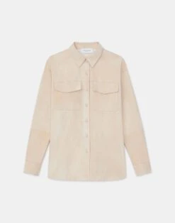 Paperfine Suede Shirt Jacket