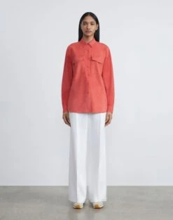 Paperfine Suede Shirt Jacket -Chic Daily Fashion mbdc5v l926 stamped poppy full