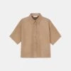 Nubuck Calfskin Suede Shirt