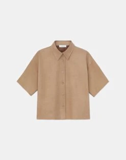 Nubuck Calfskin Suede Shirt