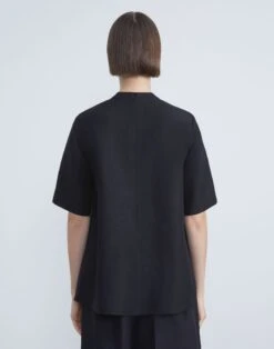 Silk-Linen Blouse 23 Silk-Linen Blouse -Chic Daily Fashion mbdp4h 1g63 black back