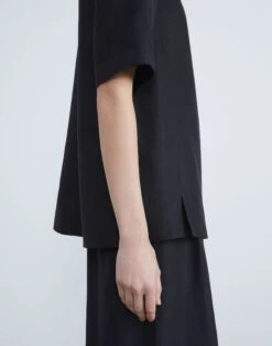 Silk-Linen Blouse 24 Silk-Linen Blouse -Chic Daily Fashion mbdp4h 1g63 black detail2