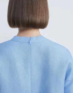 Silk-Linen Blouse 29 Silk-Linen Blouse -Chic Daily Fashion mbdp4h 1g63 cool blue detail2