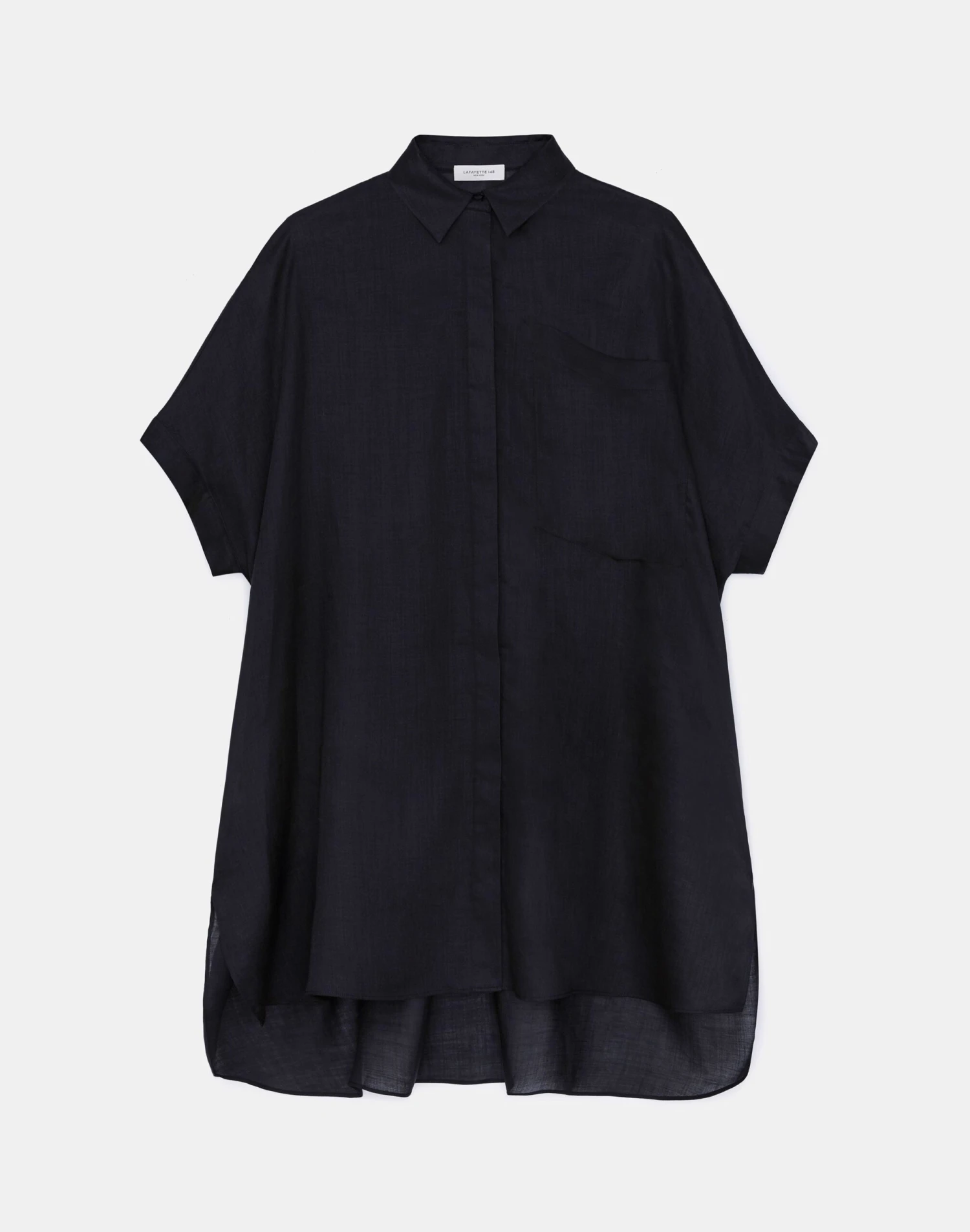 Sustainable Gemma Cloth Voile Oversized Shirt 1 Sustainable Gemma Cloth Voile Oversized Shirt