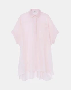 Sustainable Gemma Cloth Voile Oversized Shirt 25 Sustainable Gemma Cloth Voile Oversized Shirt -Chic Daily Fashion mbdv8v 7556 pastel pink flat