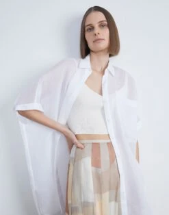 Sustainable Gemma Cloth Voile Oversized Shirt 24 Sustainable Gemma Cloth Voile Oversized Shirt -Chic Daily Fashion mbdv8v 7556 white catalog