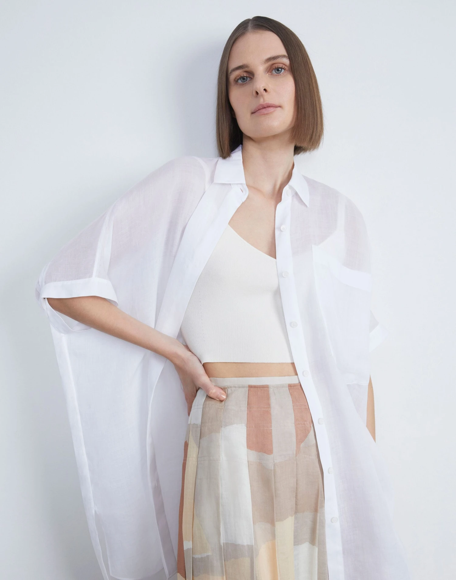 Sustainable Gemma Cloth Voile Oversized Shirt 10 Sustainable Gemma Cloth Voile Oversized Shirt - Image 10