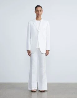 Silk Georgette Strip-Pleated Racerback Blouse 17 Silk Georgette Strip-Pleated Racerback Blouse -Chic Daily Fashion mbdw2h 0889 white full