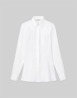 Stretch Cotton Fit & Flare Shirt