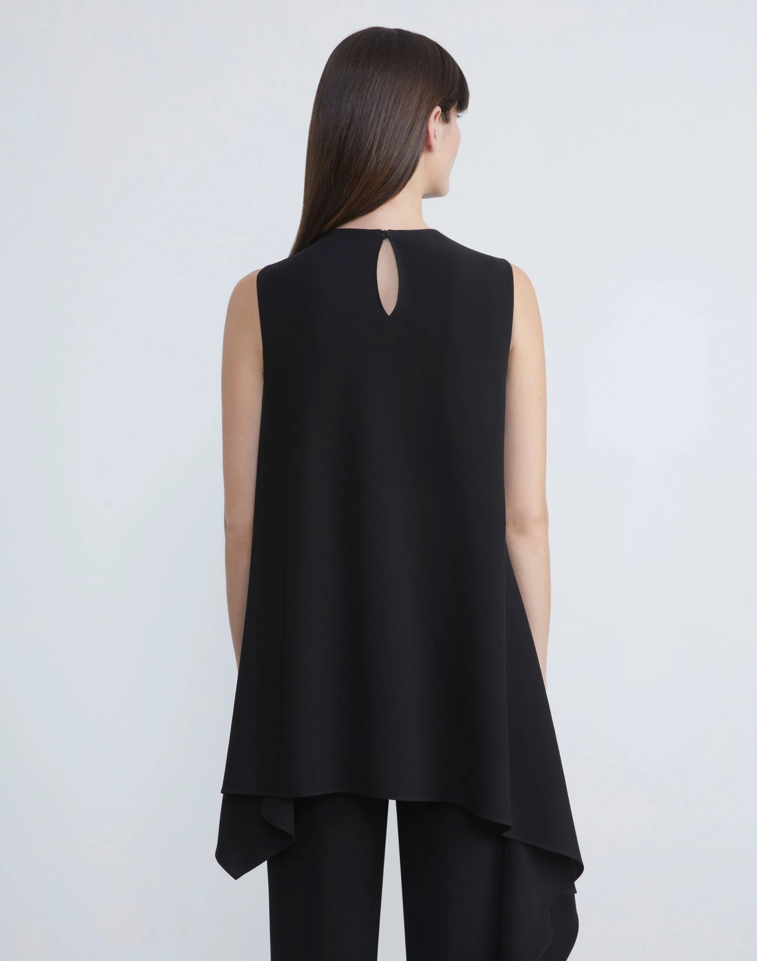 Finesse Crepe Asymmetric Blouse 4 Finesse Crepe Asymmetric Blouse - Image 4