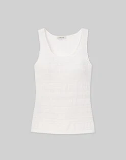 Satin Smocked Stripe Sleeveless Blouse -Chic Daily Fashion mbed5h 9327 cloud flat