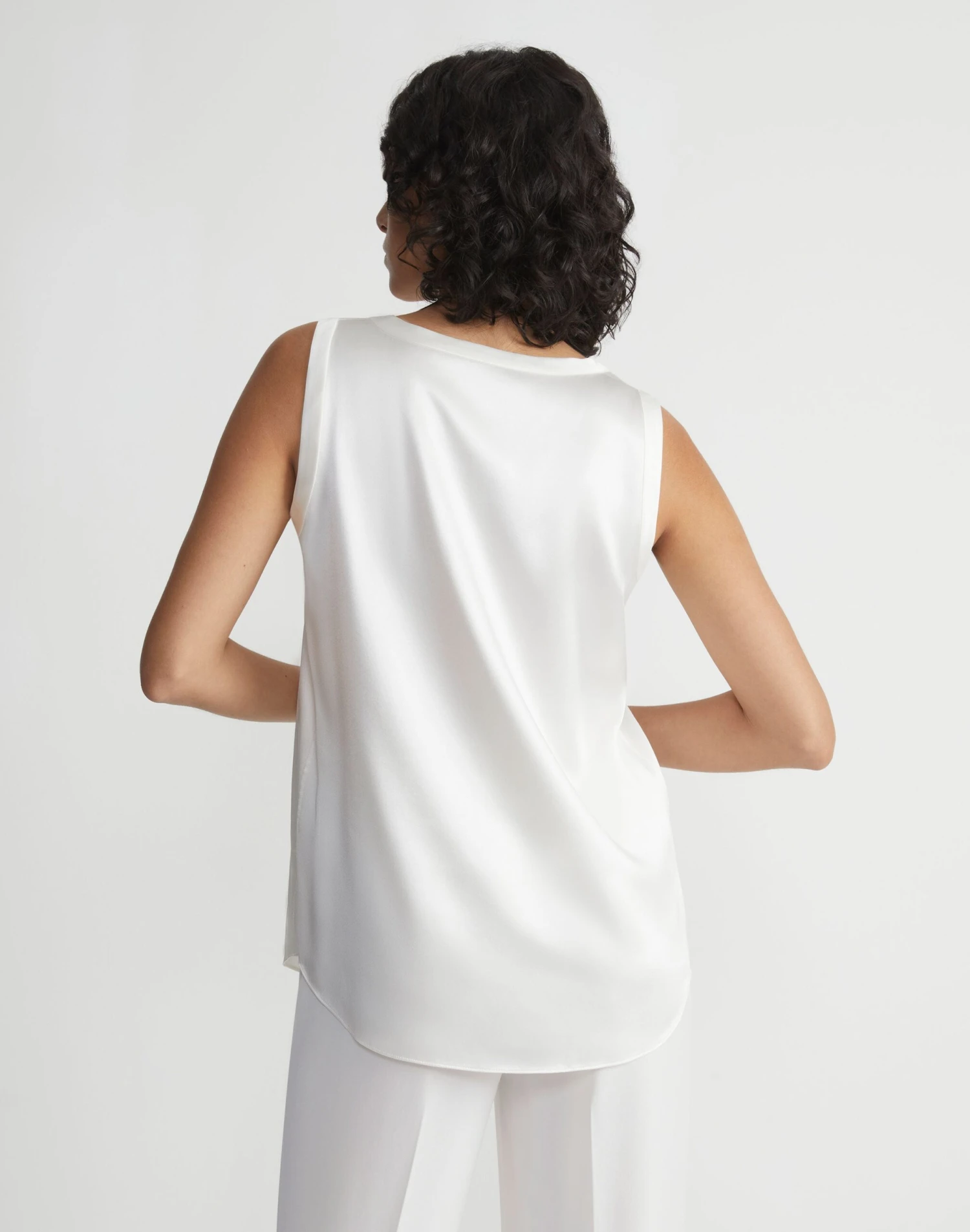 Silk Charmeuse Reversible Perla Blouse 9 Silk Charmeuse Reversible Perla Blouse - Image 9