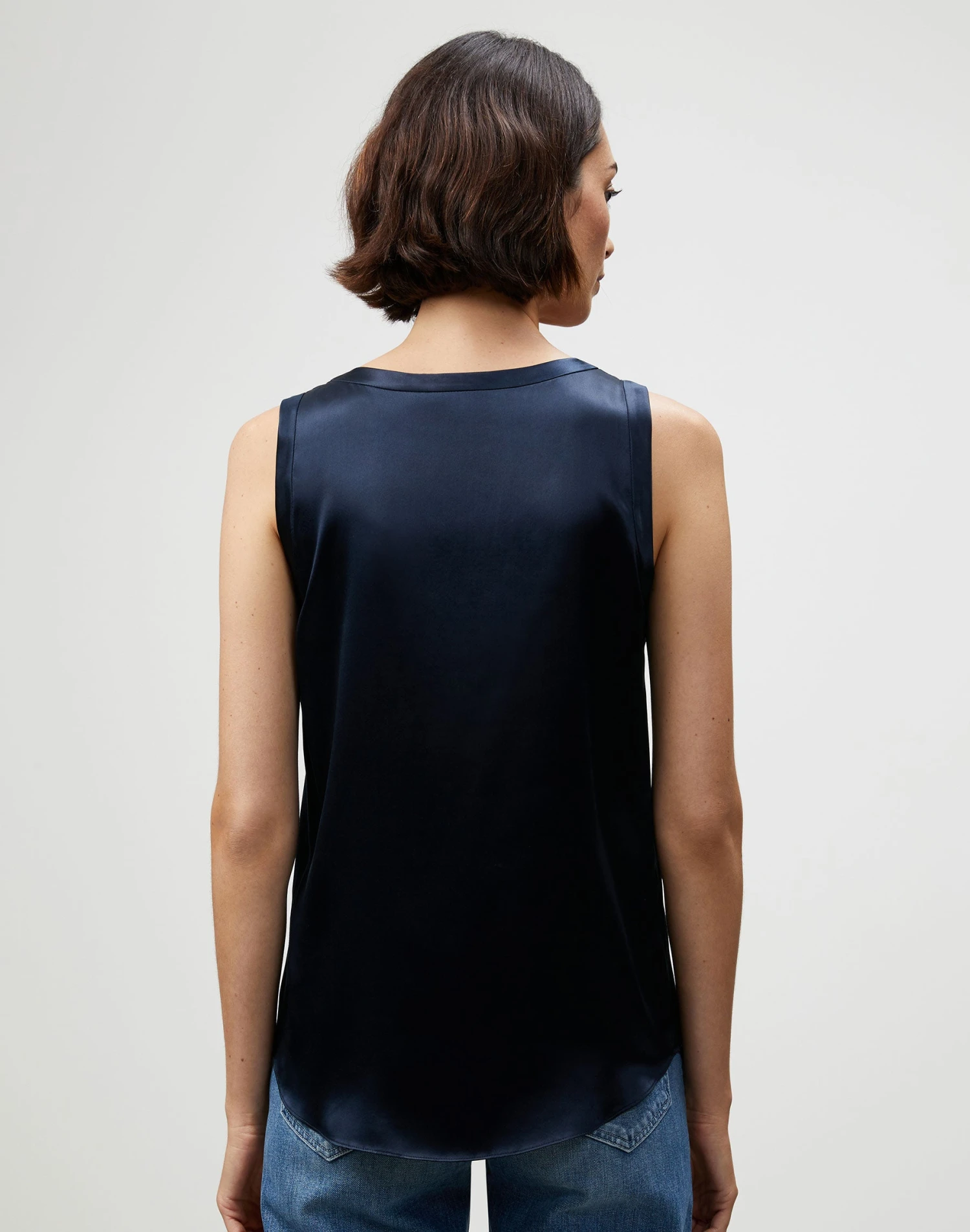 Silk Charmeuse Reversible Perla Blouse 12 Silk Charmeuse Reversible Perla Blouse - Image 12