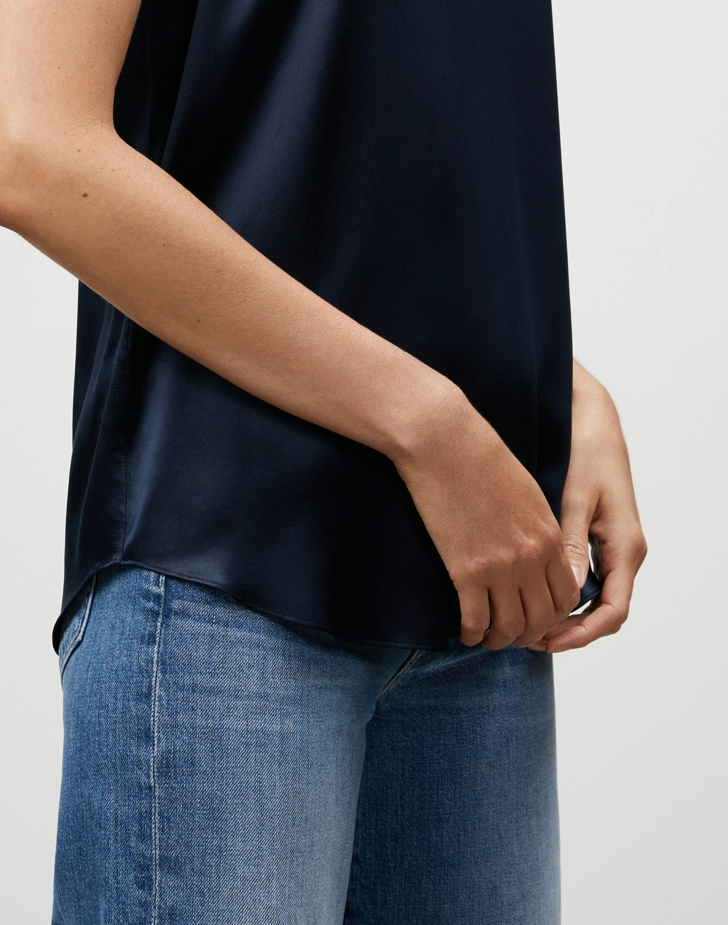 Silk Charmeuse Reversible Perla Blouse 14 Silk Charmeuse Reversible Perla Blouse - Image 14