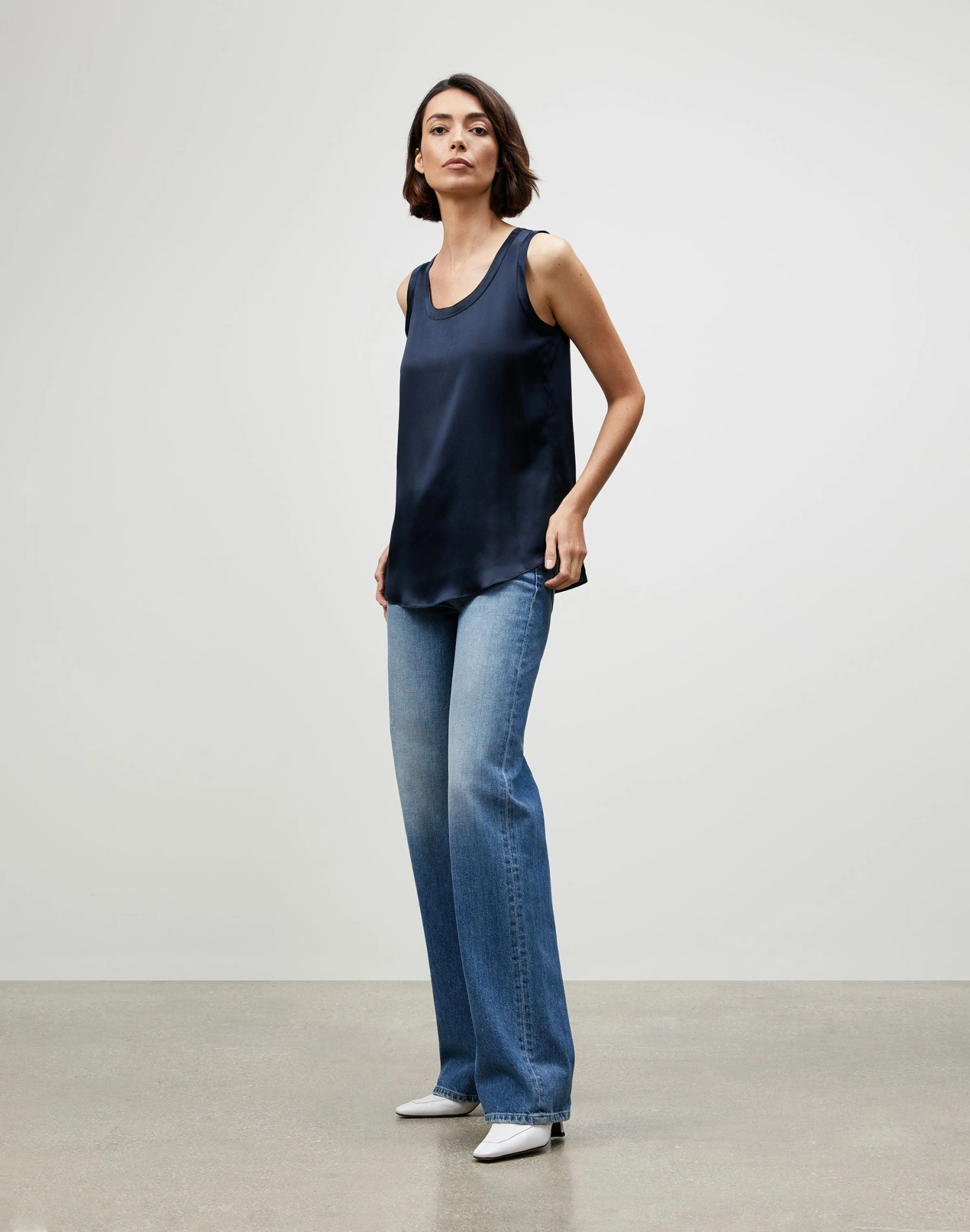 Silk Charmeuse Reversible Perla Blouse 13 Silk Charmeuse Reversible Perla Blouse - Image 13