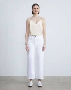 Silk Charmeuse Bias Tank -Chic Daily Fashion mby95r 2629 buff full