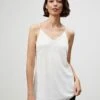 Lightweight Sandwashed Silk Bias Tank