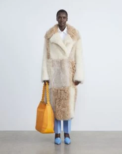 Long Hair Shearling Reversible Double-Breasted Overcoat 9 Long Hair Shearling Reversible Double-Breasted Overcoat -Chic Daily Fashion mcb46r f650 rye full