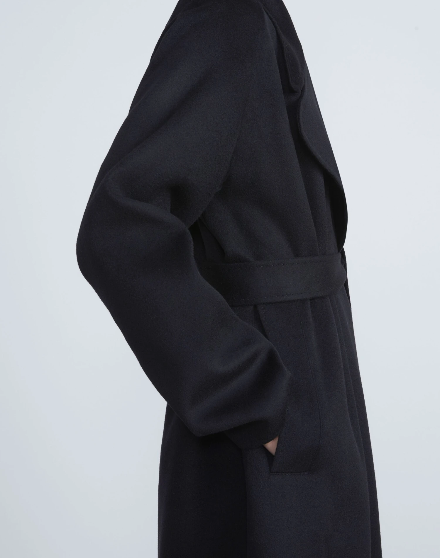 Double Face Cashmere Oversized Trench Coat 4 Double Face Cashmere Oversized Trench Coat - Image 4