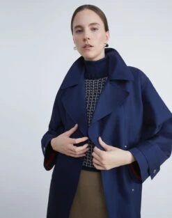 L148 Outdoor Cotton Trench Coat 13 L148 Outdoor Cotton Trench Coat -Chic Daily Fashion mcb75r 1u50 midnight blue elevated