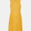 Linen Twill Mélange Sheath Dress