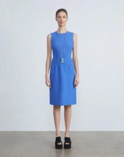 Finesse Crepe Sheath Dress 26 Finesse Crepe Sheath Dress -Chic Daily Fashion mdcn3r 6147 classic cobalt full