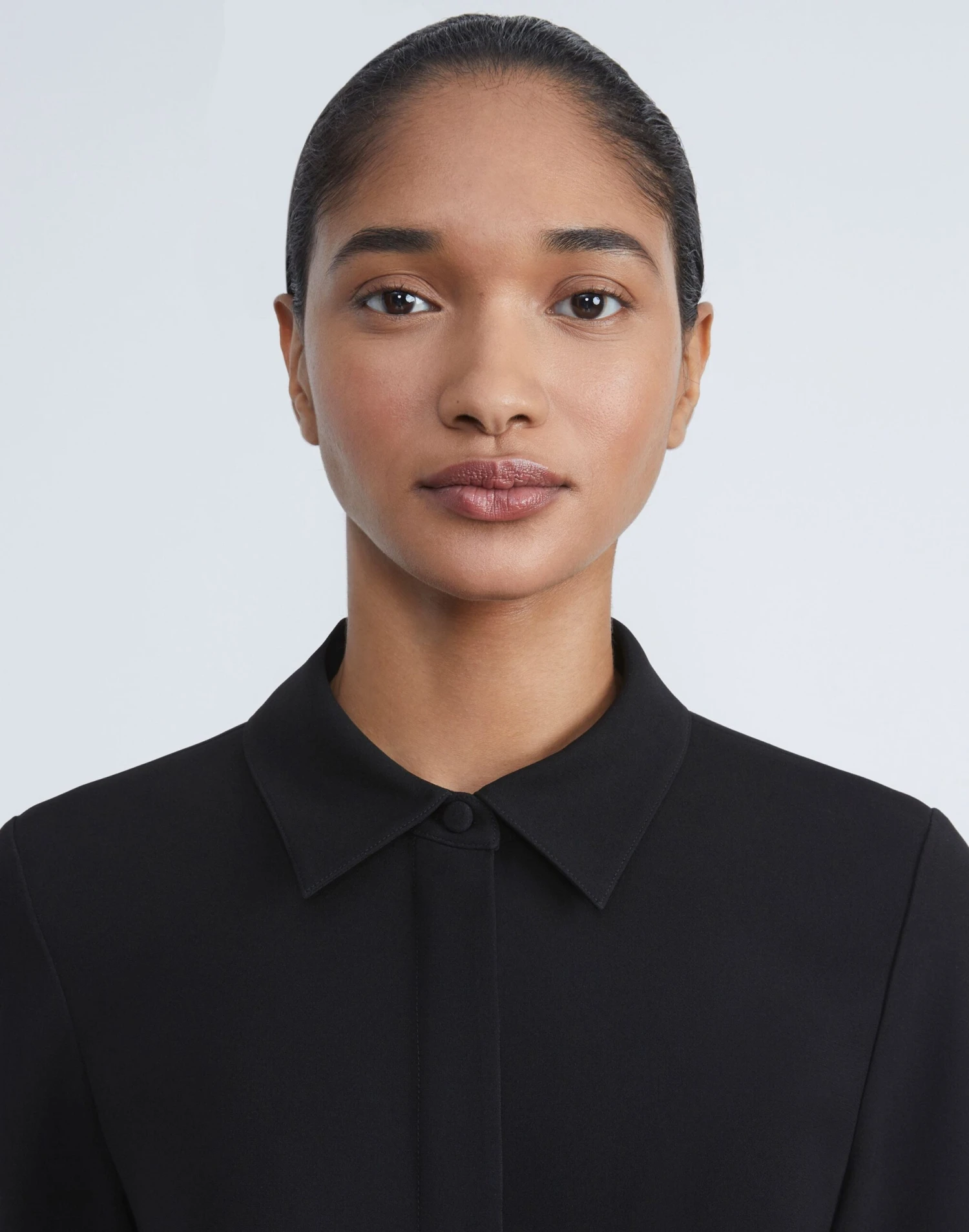 Finesse Crepe Belted Shirtdress 5 Finesse Crepe Belted Shirtdress - Image 5