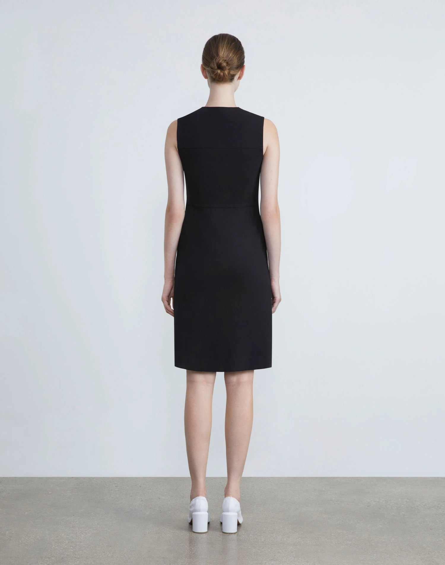 Regenerated Punto Milano Sleeveless Dress 4 Regenerated Punto Milano Sleeveless Dress - Image 4