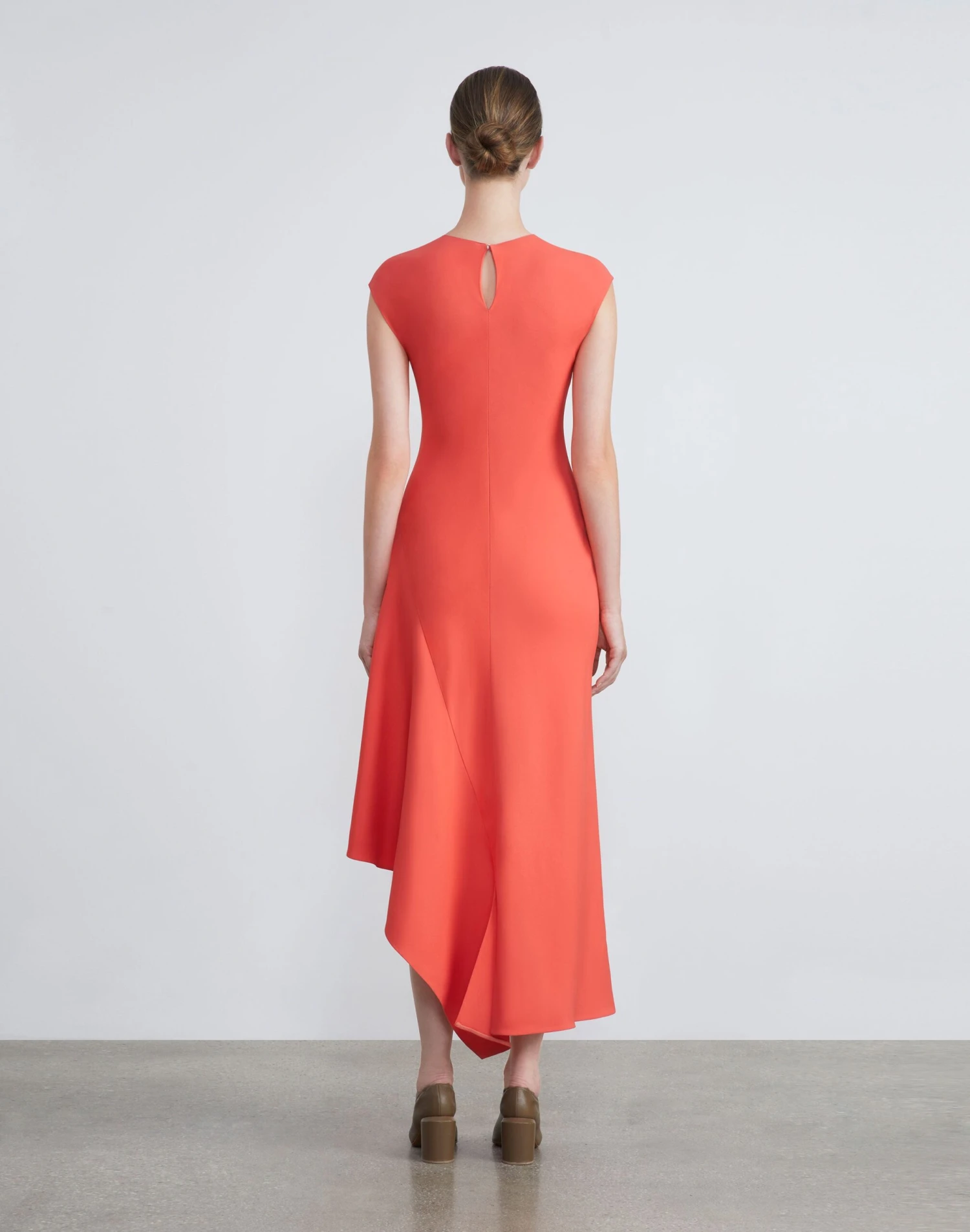 Viscose-Silk Asymmetric Dress 4 Viscose-Silk Asymmetric Dress - Image 4