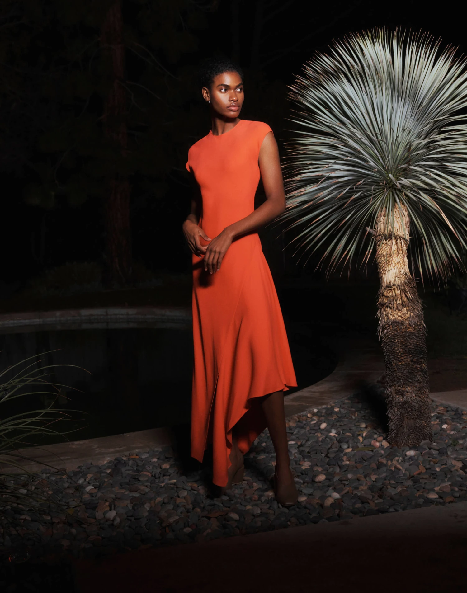 Viscose-Silk Asymmetric Dress 6 Viscose-Silk Asymmetric Dress - Image 6