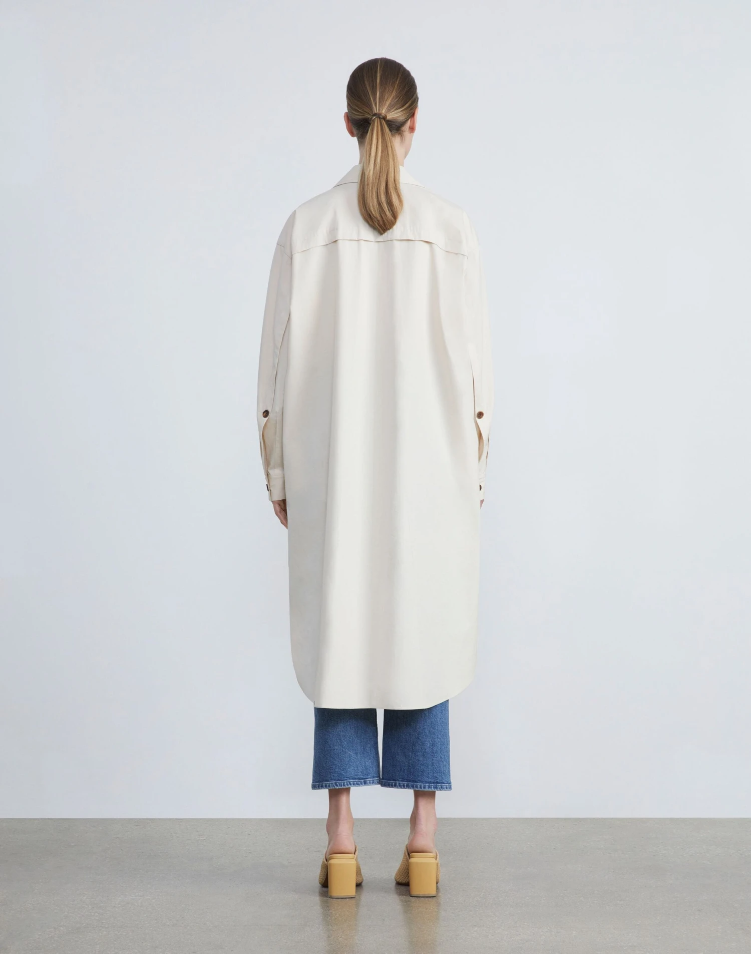 Responsible Natural Cotton Oversized Shirtdress 4 Responsible Natural Cotton Oversized Shirtdress - Image 4
