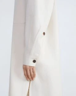 Responsible Natural Cotton Oversized Shirtdress 10 Responsible Natural Cotton Oversized Shirtdress -Chic Daily Fashion mddq6r 1x45 buff detail