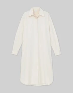 Responsible Natural Cotton Oversized Shirtdress