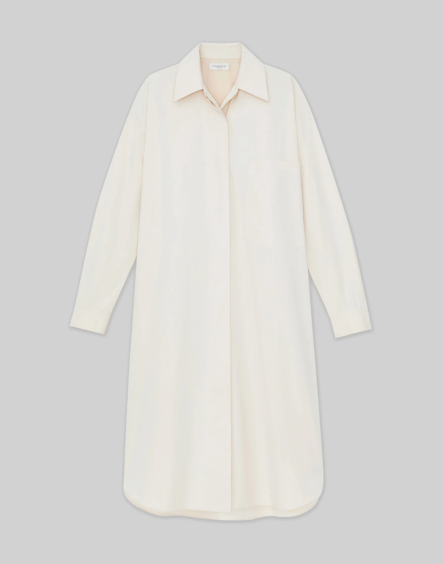 Responsible Natural Cotton Oversized Shirtdress 1 Responsible Natural Cotton Oversized Shirtdress