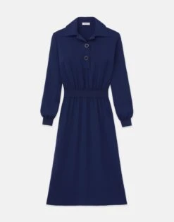 Finesse Crepe Blouson Dress