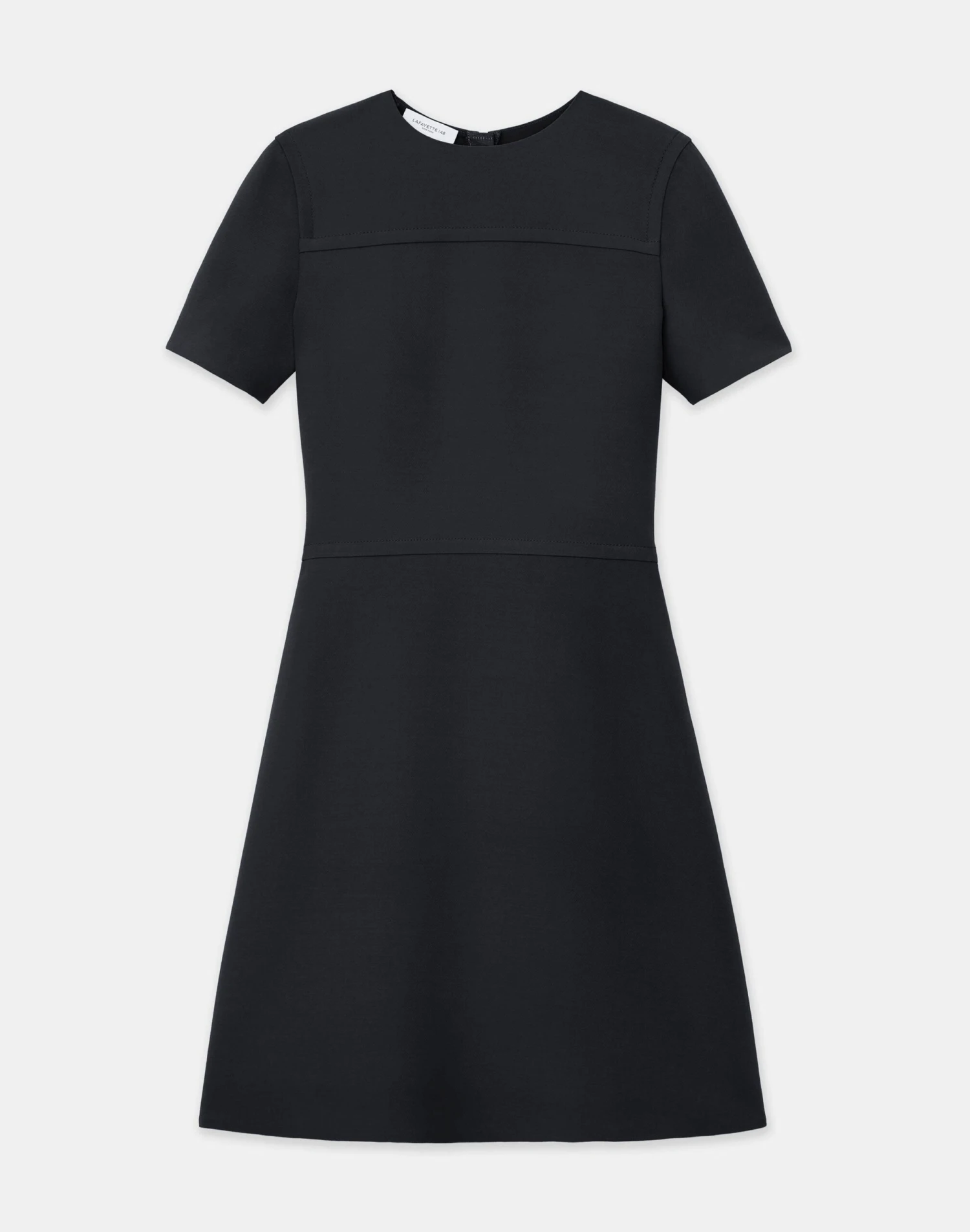 Wool-Silk Crepe A-Line Dress 1 Wool-Silk Crepe A-Line Dress
