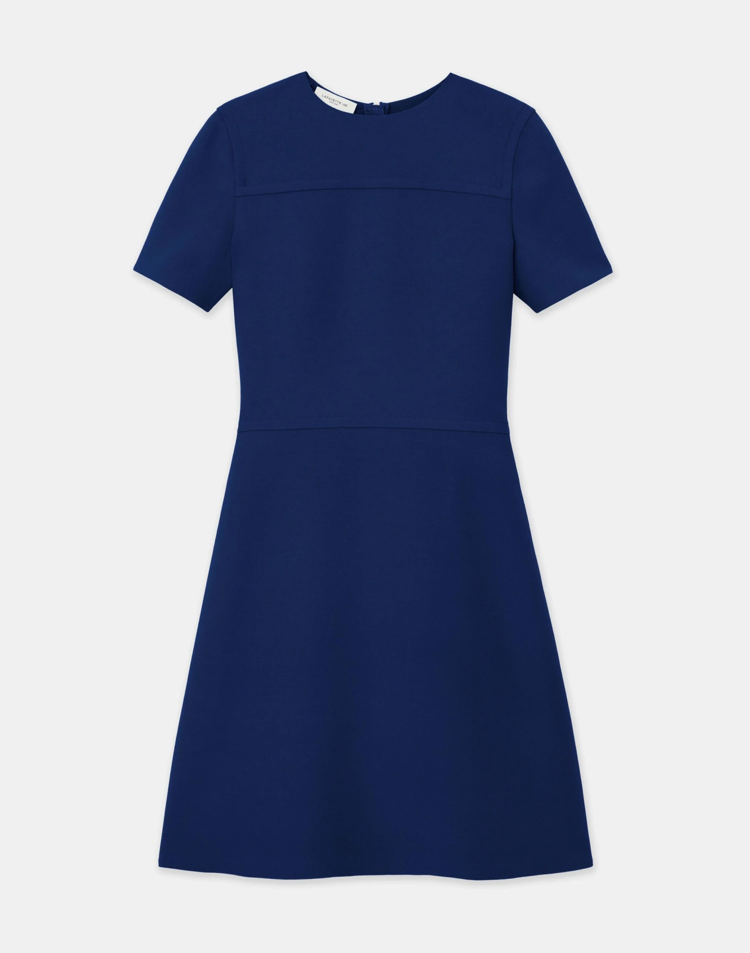 Wool-Silk Crepe A-Line Dress 6 Wool-Silk Crepe A-Line Dress - Image 6