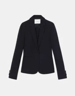 Finesse Crepe Single Button Blazer