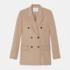 Camel Hair Double-Breasted Trinity Blazer