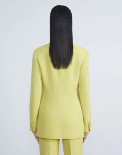 Finesse Crepe Fitted Blazer 17 Finesse Crepe Fitted Blazer -Chic Daily Fashion mjcv3h 6147 bright citrine back