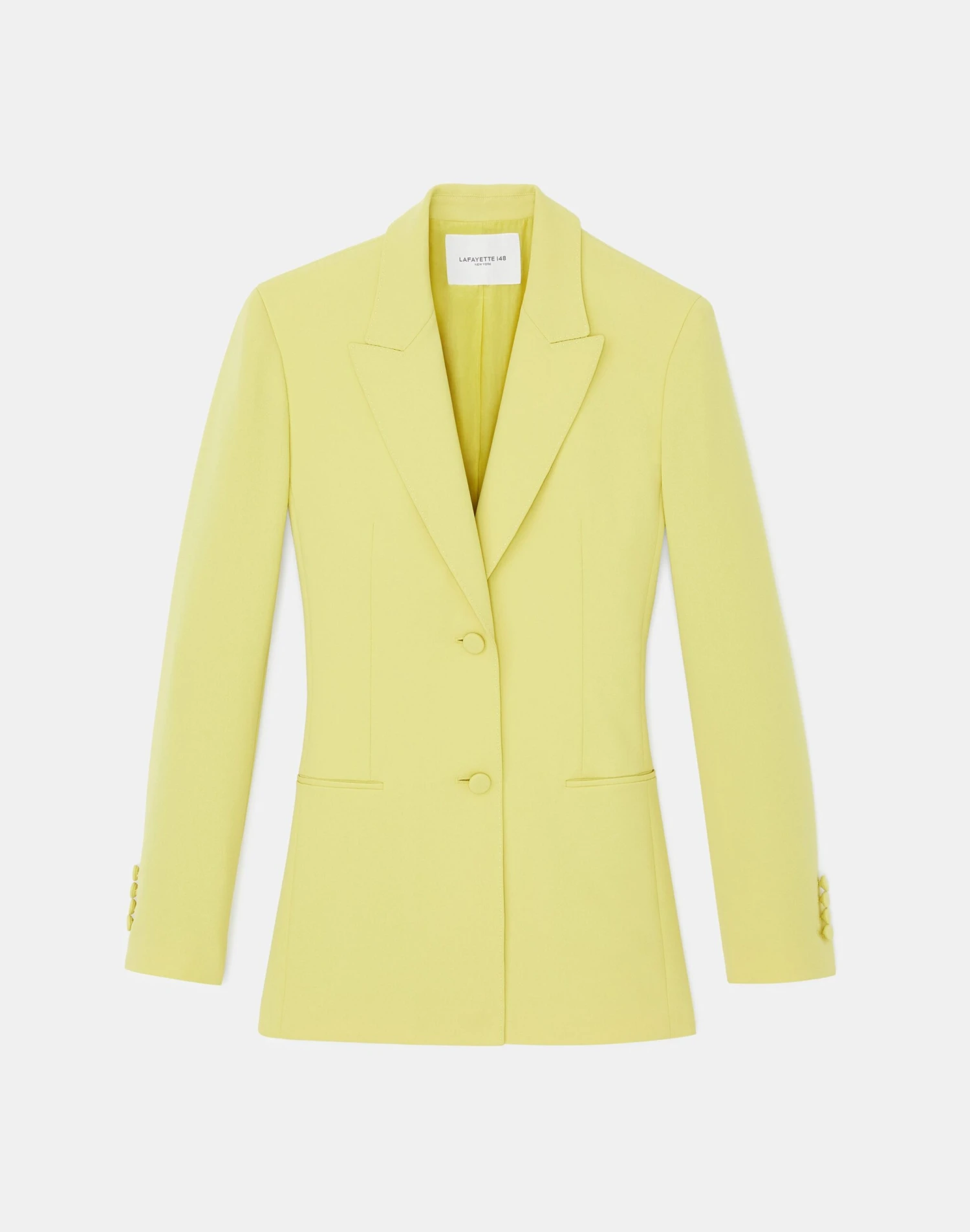 Finesse Crepe Fitted Blazer 1 Finesse Crepe Fitted Blazer