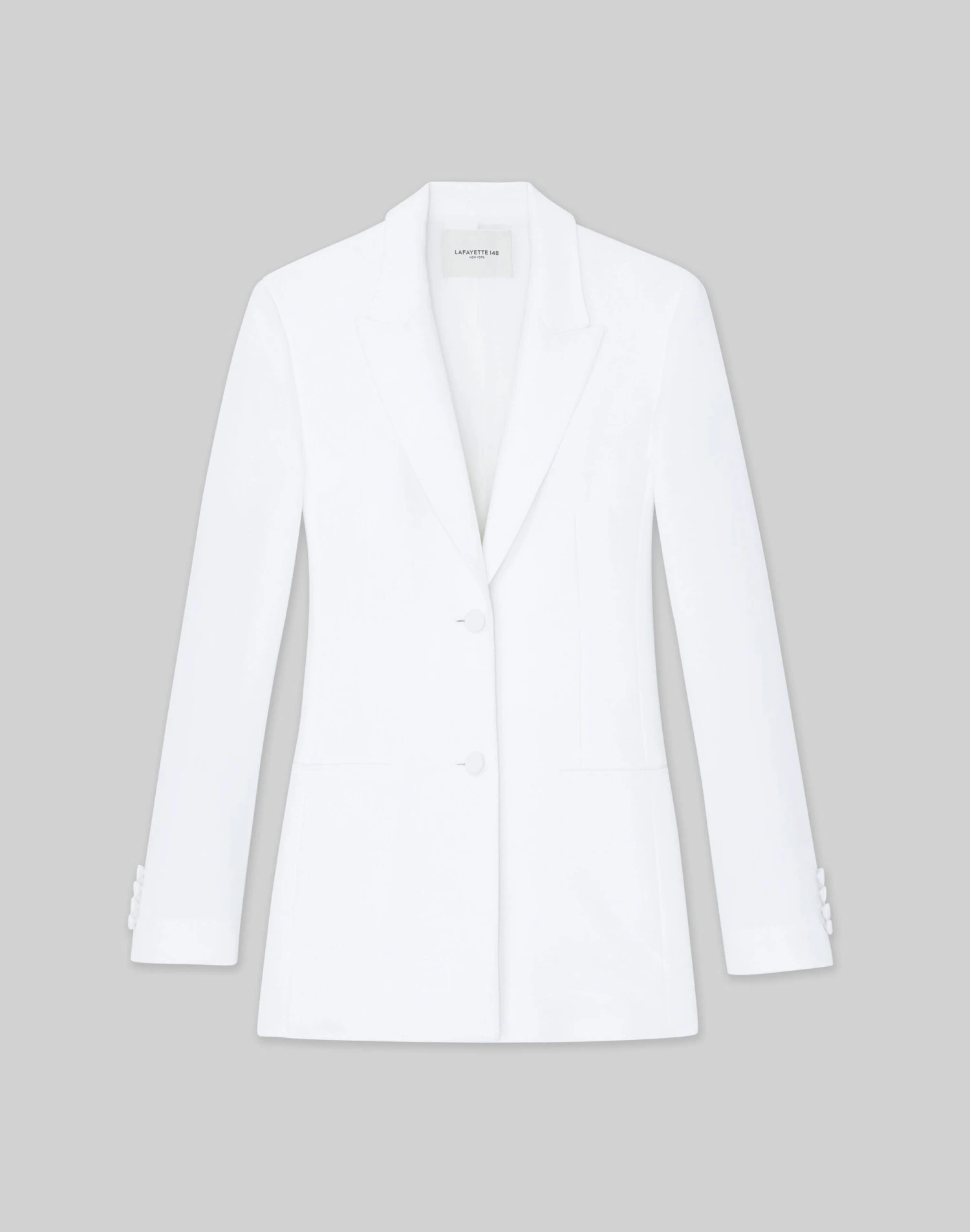 Finesse Crepe Fitted Blazer 8 Finesse Crepe Fitted Blazer - Image 8
