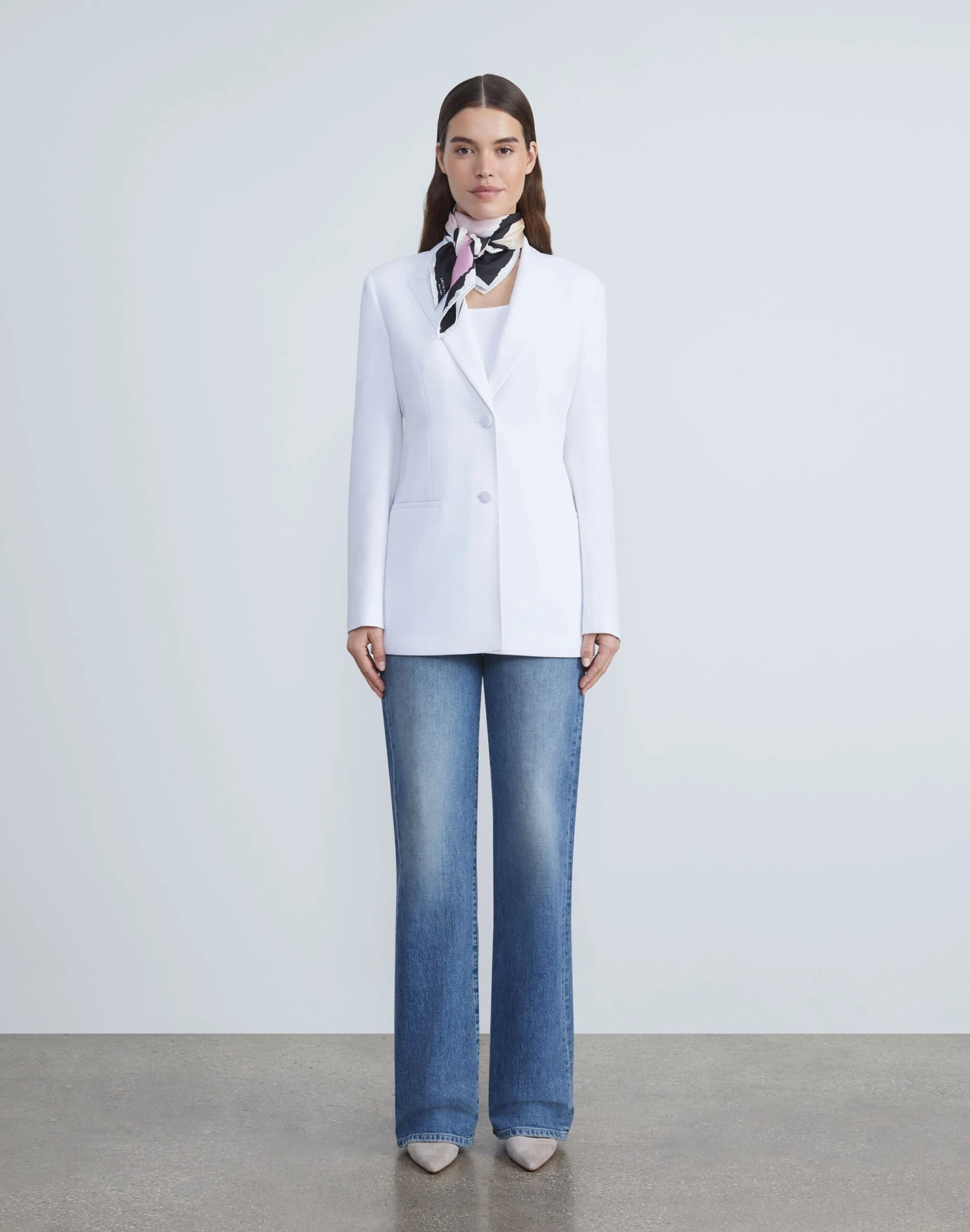 Finesse Crepe Fitted Blazer 9 Finesse Crepe Fitted Blazer - Image 9