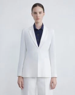 Finesse Crepe Belted Blazer -Chic Daily Fashion mjcw2h 6147 cloud