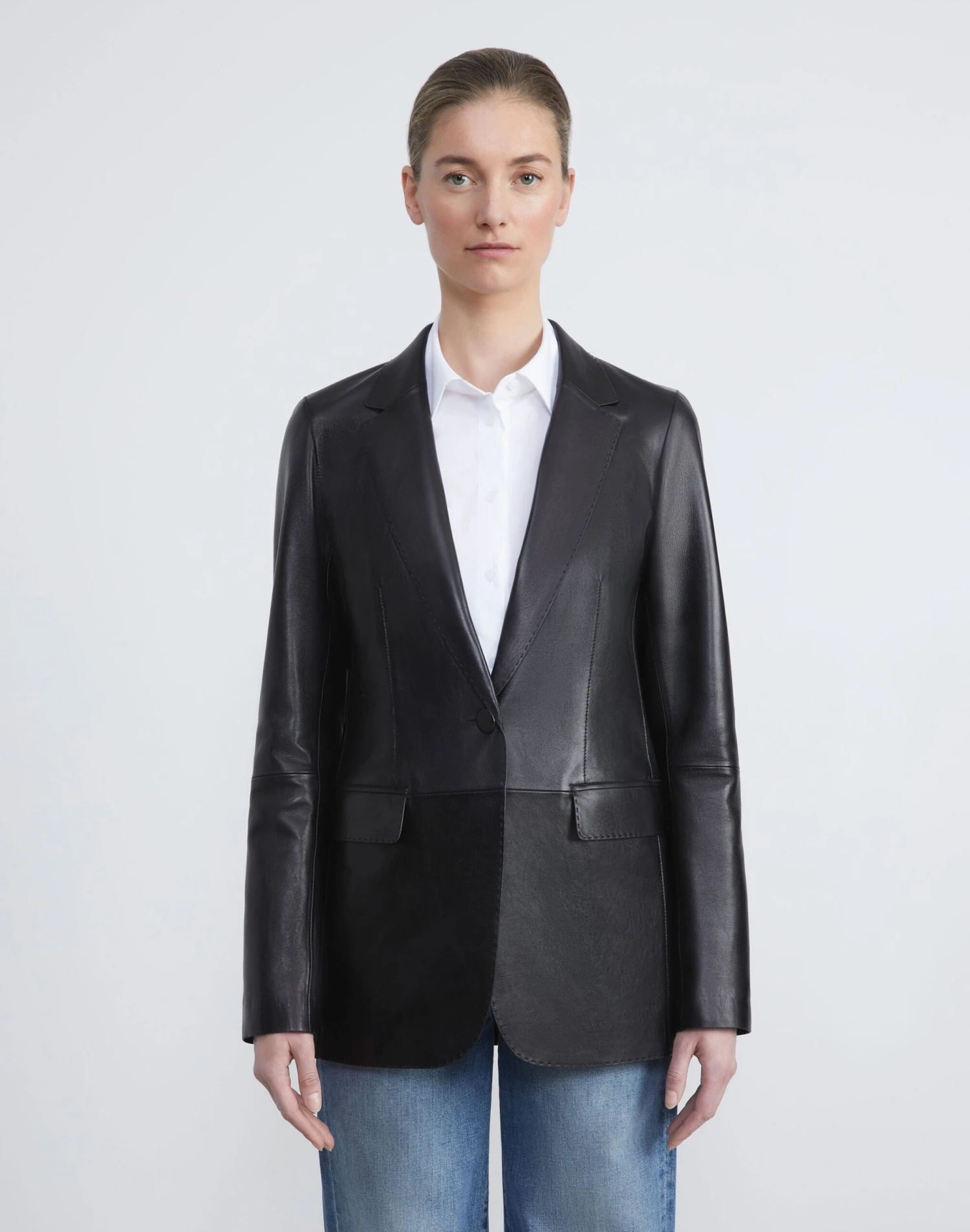 Nappa Leather Blazer 10 Nappa Leather Blazer - Image 10